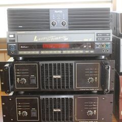 RAMSA・BMB・DAM パワーアンプなど通電未確認品を総数12台全部まとめての出品です。（※全て通電未確認での御理解のいただける方へ）の画像
