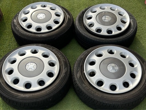3月11日　お取引終了　155 65 r14 高年式ノーマルタイヤ　純正ホイール4本セット