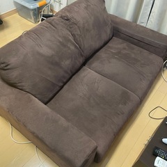 ローソファ、2人がけの画像