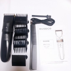 【新品/定価6500円/電動バリカン】バリカン アタッチメント付 ヘアカッター USB充電 静音 5段階 LED 散髪 セルフカット 大容量　水洗い可能の画像