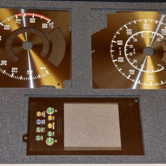 JB64ジムニー:1型専用　カスタムスピード＆タコメーター　レトロアクティブ製　オプション付き　中古品の画像