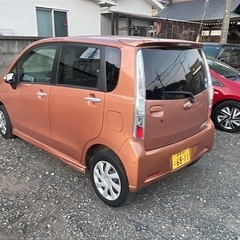 ダイハツモブカスタムX2011、80000km、TV ナビ、ETC,バンクカメラの画像