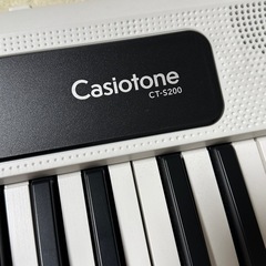 (新品に近い) CASIO CasioTone CT-S200 ホワイト の画像