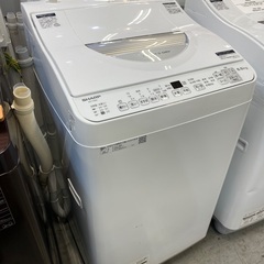 【SHARP】電気洗濯乾燥機 ES-TX6G-S 6.5kg 2023年製