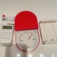 タニタ キッチンスケール、タイマー、ペーパーホルダー