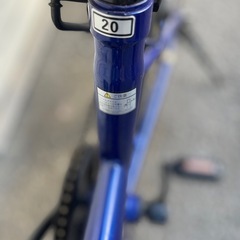 折りたたみ自転車　20インチ美品の画像