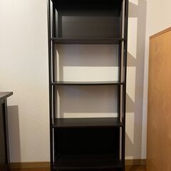 IKEA　棚ブラックブラウン