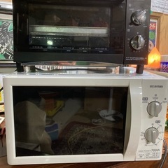 電子レンジとトースター　セット　2018アイリス2016ドウシシャ