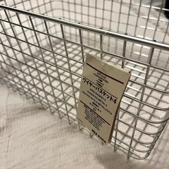 無印良品　ワイヤーかご　3点セットの画像