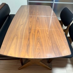 【取引成立】リビングダイニングテーブル4点セット＋FPマットの画像