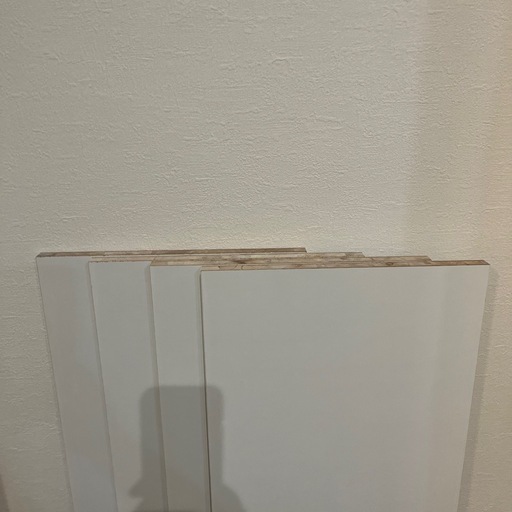 【4月限定❗️5,000円❗️】【新品未使用】カラー棚板　4枚　 木材　75×30×1.6　