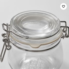 IKEA　KORKEN ふた付き容器の画像