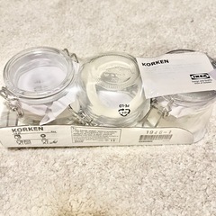 IKEA　KORKEN ふた付き容器の画像