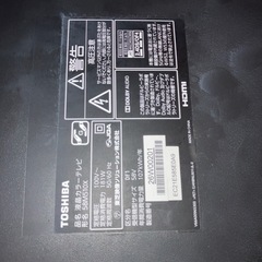 2018年製REGZA 58V薄型テレビの画像