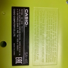 カシオ　電子ピアノの画像