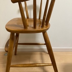 柏木工（KASHIWA）ベビーハイチェア　【ビンテージ】 柏木工 ベビーハイチェア アンティーク ベビーチェア 木製 カシワ