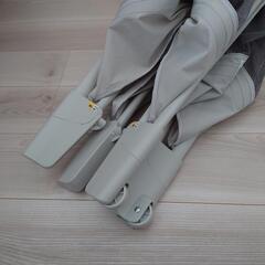 美品　Aprica(アップリカ)  ココネルエアー AB ベビーベッド  折りたたみ ベビーサークル グレーベアー

の画像