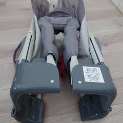 美品　Aprica(アップリカ)  ココネルエアー AB ベビーベッド  折りたたみ ベビーサークル グレーベアー

の画像