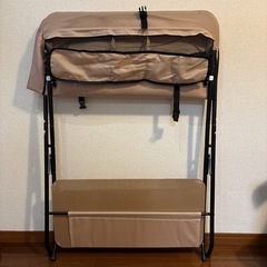 オムツ 交換台 新生児 おむつ交換台 おむつ台 オムツ替え おむつかえ 折りたたみ スリム 収納 キャスター付き | ベビーベッド おむつ替えシート ケアスペース 赤ちゃん 乳幼児 育児 衛生用品 安全ベルト 柵 ガード ワゴン 男の子 女の子の画像