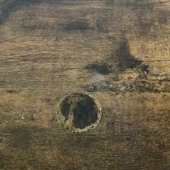 ヴィンテージ調ローテーブル　ニトリ 机の画像