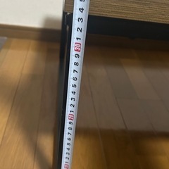 ヴィンテージ調ローテーブル　ニトリ 机の画像