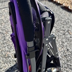 美品　ペット用カート（紫）小型犬〜中型犬の画像