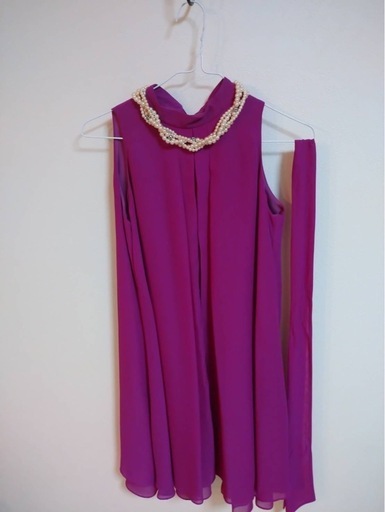 オケージョンドレスDebut de Fiore赤紫