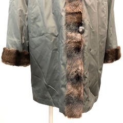 最高級毛皮】ロリスファー × シルクコート ロングコート リバーシブル F