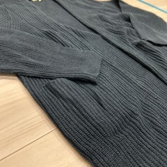 ロングカーディガン　M ピンクアドベの画像