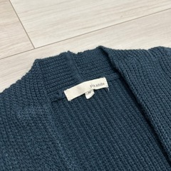 ロングカーディガン　M ピンクアドベの画像