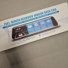 ドラレコ 新品【full SCREEN rearview mir...