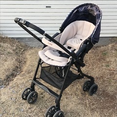 コンビ スゴカル 4キャス エアー エッグショック HK エアリーネイビー【少走行距離】の画像