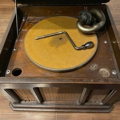 victor victrola ビクトローラ　ビクター　蓄音機　J1-81 実動　稼働品　アンティーク　高級機　昭和　レトロの画像