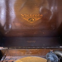 victor victrola ビクトローラ　ビクター　蓄音機　J1-81 実動　稼働品　アンティーク　高級機　昭和　レトロの画像