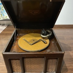 victor victrola ビクトローラ　ビクター　蓄音機　J1-81 実動　稼働品　アンティーク　高級機　昭和　レトロの画像