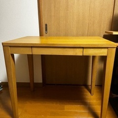 【値下げ】ベルメゾン　パソコンデスク　学習デスク　デスク　化粧台の画像