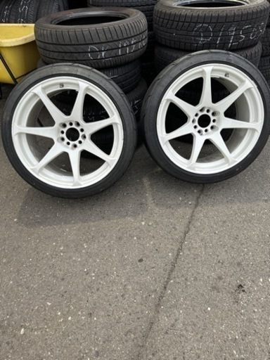 CST18インチ9.5j+15 225 40 18 ナンカンNS2-R新品付き