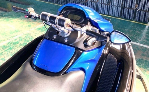北海道札幌市発　Kawasaki カワサキ STX-15F ウェイクポール付き　水上バイク マリンジェット ジェットスキー　トレーラー