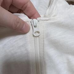 Sunny Landscape オフホワイト カーディガン フリルポケット 90の画像