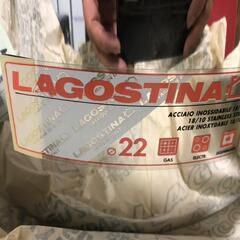 値下げ【松本市引き取り限定】⭐未使用品⭐ラゴスティーナClassicパスタポット（22cm）イタリア製🇮🇹の画像