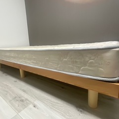 シングルベッド　マットレス付き　の画像