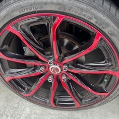 月曜日で終わり19インチタイヤホイールセットの画像