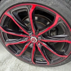 月曜日で終わり19インチタイヤホイールセットの画像