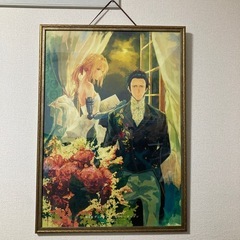 2枚組　ヴァイオレット・エヴァーガーデン　油絵　限定品の画像
