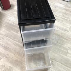 【松本市引き取り限定】３段衣装ケース（押し入れ収納）の画像