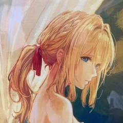 2枚組　ヴァイオレット・エヴァーガーデン　油絵　限定品の画像