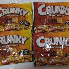 ロッテCRUNKY クランチチョコレート 23個入り×4パック①