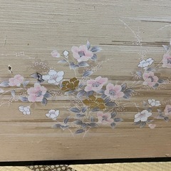 屏風　花柄の画像