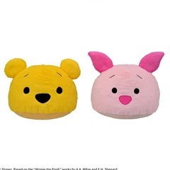 新品未使用(30cm×20cm)くまのプーさんプレミアムドームクッション（プー）の画像