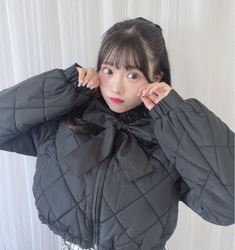 evelyn エブリン ダウン コート evelyn エブリン リボンファーショート